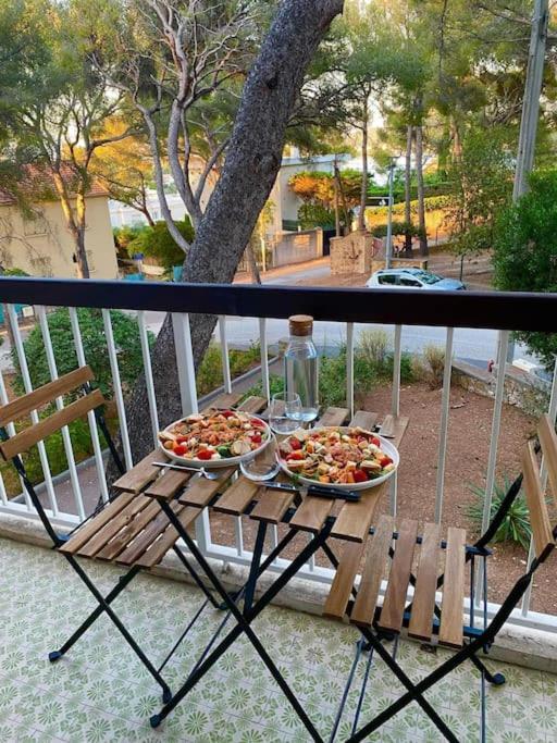 T2 Avec Clim Et Terrasse Vue Mer, Les Sablettes 라센느쉬르메르 외부 사진